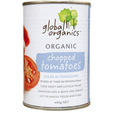 Global Organics chopped tomatoes 400g