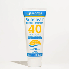 Grahams Natural SunClear SPF40 Sunscreen 100g