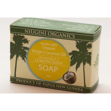 Niugini Organics Lemongrass Coconut Oil Soap 100g