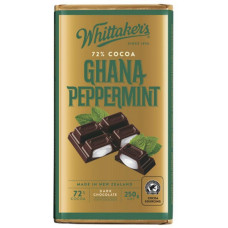Whittakers Ghana Peppermint Chocolate 72% Cocoa 250g